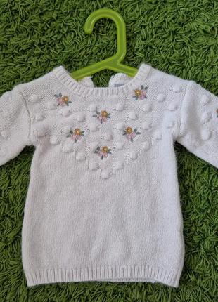 Кофта зима primark 9-12м але буде довше