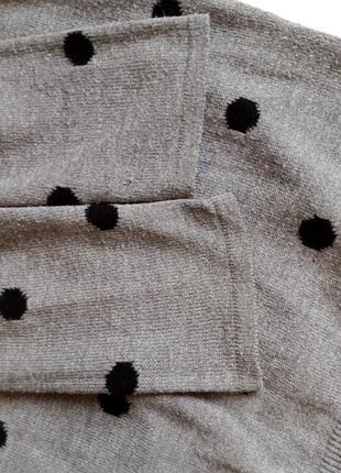 Мама джемпер тонкой вязки - серый/пятнистый - женщины | h&m кофта футболка с длинным рукавом