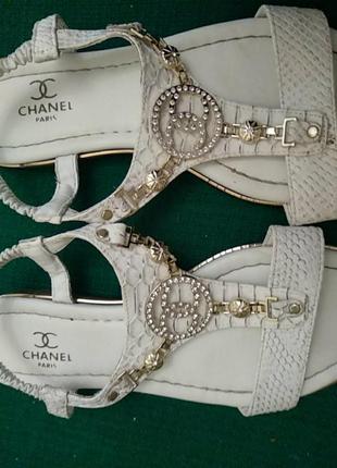 Босоніжки chanel, paris2 фото