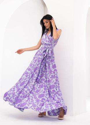 Шикарное длинное платье с поясом