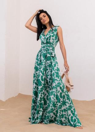 Шикарное платье из шелка