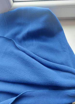 Синій флісовий плед 160×1302 фото