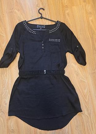 Блузка туника под поясок 44-46