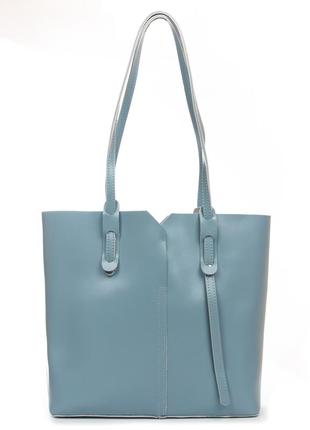 Кожаная сумка с клатчем 2 в 1 есть разные цвета