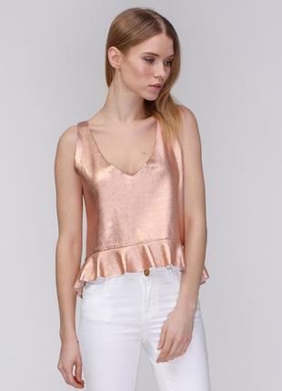 Брендова красива ошатна блуза топ zara collection етикетка