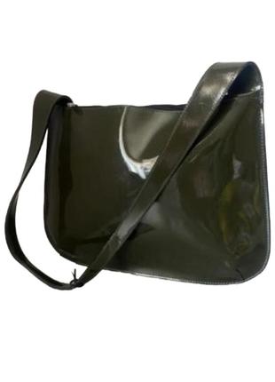 Alessia bruni красивая сумка с лаковой кожи.италия