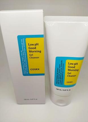 Гель-пенка для умывания cosrx low ph good morning gel cleanser
