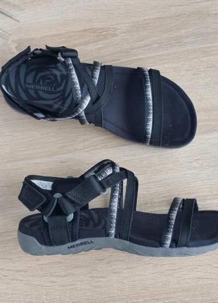 Женские сандалии merrell terran 3 cush lattice black, 36 и 38р. маломерят
