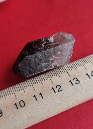Раух топаз камінь 36*19*18   мм. димчастий кварц. камінь без оправи  раухтопаз.7 фото