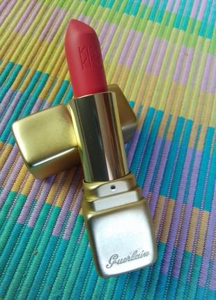 Guerlain, kisskiss matte матовая увлажняющая губная помада, оттенок м349