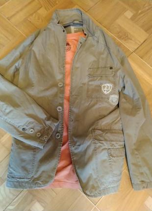 Tom tailor пиджак/куртка милитари цвета олива (m)