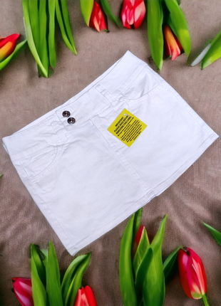 Джинсовая мини юбка h&m этикетка 2