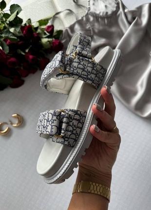 Женские сандалии в стиле chr dior топ качество 🥑