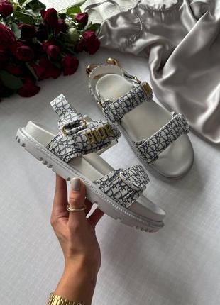 Женские сандалии в стиле chr dior топ качество 🥑
