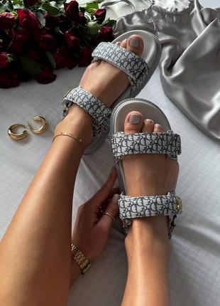 Женские сандалии в стиле chr dior топ качество 🥑