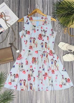 Нежное яркое тонкое платье arizzo #j