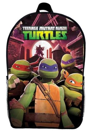 Рюкзак черепашки ниндзя детский (gear bag tn mini 06) черный, 29 х 21 х 9 см