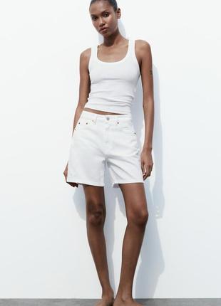 Шорты zara на средней посадки