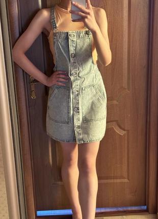 Комбінезон джинсовий