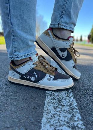 Чоловічі кросівки nike sb dunk low x stussy 40th4 фото