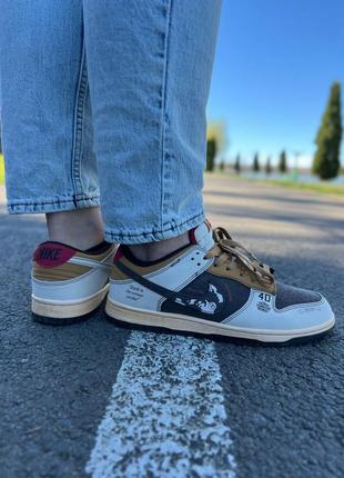 Чоловічі кросівки nike sb dunk low x stussy 40th6 фото