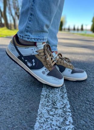 Чоловічі кросівки nike sb dunk low x stussy 40th7 фото