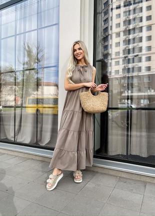 Женский летний сарафан макси