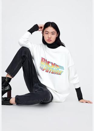 Zara back to the future sweatshirt sale