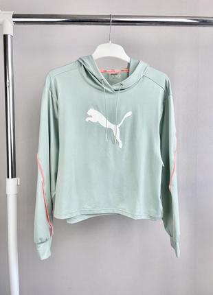 Женское укороченное худи puma оригинал толстовка кофта