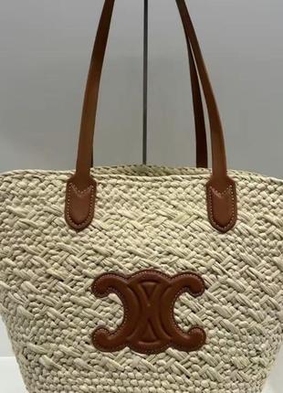 Сумка соломяна celine