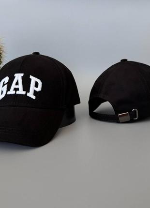 Кепка gap черная бейсболка мужская / женская