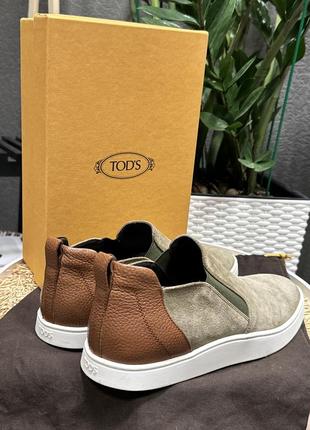 Оригинальн!!️ кеды, слипоны, мокасины tod’s итальялия😍