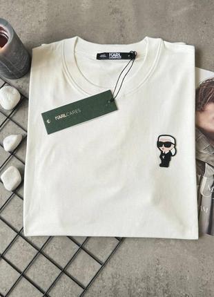 Мужская футболка karl lagerfeld люкс качестваtm️