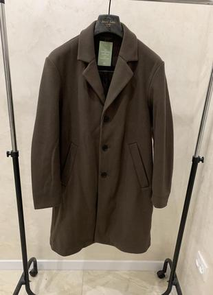 Нове вовняне пальто h&m коричневе чоловіче