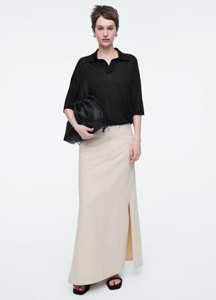 Джинсовая юбка макси cos 1243254001