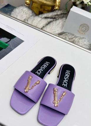 Шлепанцы брендовые versace2 фото