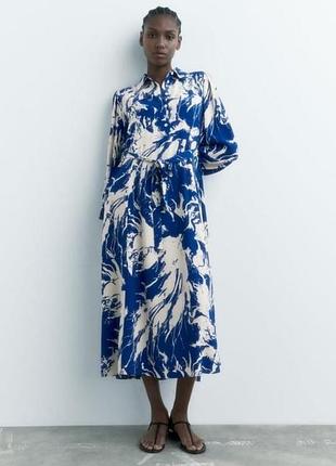 Сукня zara під пояс