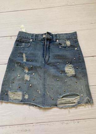 Джинсова спідниця