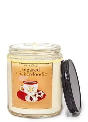 Свічка bath& body works sugared snickerdoodle