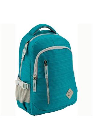 Бірюзовий рюкзак для підлітка 12-16 років, спортивний стиль