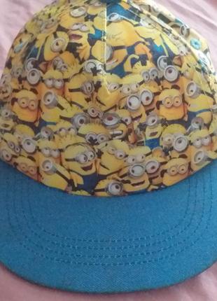 Картуз,кепка, бойсболка миньон 104-128см4-8р