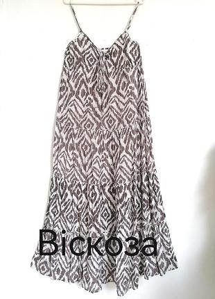 Сарафан макси ярусный