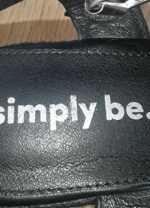 Босоножки натуральная кожа на тонкокетке simply be6 фото