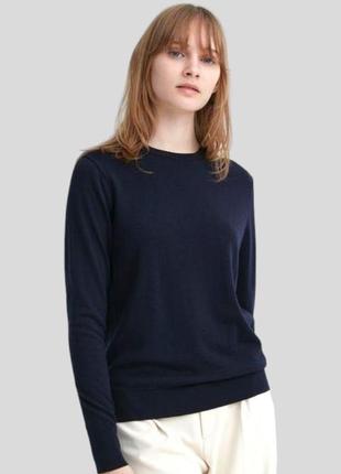 Базовий светр зі 100% тонкої мериносової вовни uniqlo