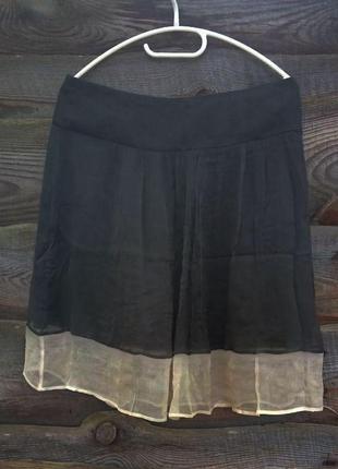 Шелковая жата легкая юбка