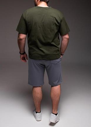 Костюм чоловічий футболка + шорти батал