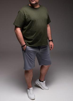 Костюм чоловічий футболка + шорти батал