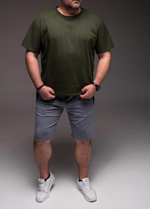 Костюм чоловічий футболка + шорти батал