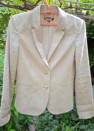 Жакет базовый лён
