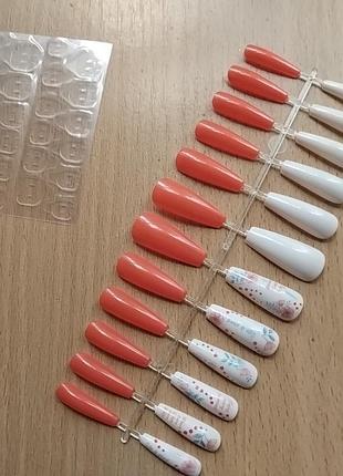 Тіпси гелеві накладні нігті 24 шт.